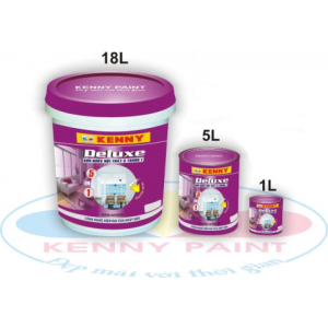 Sơn Nội Thất Kenny Deluxe 5 Trong 1 (K68) màu đậm, 18lít